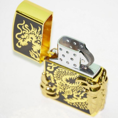 Vỏ Hột Quẹt Bật Lửa Xăng Bấc Đá star s8803a MONGRONG thiết kế đẹp độc lạ - giao màu ngẫu nhiên