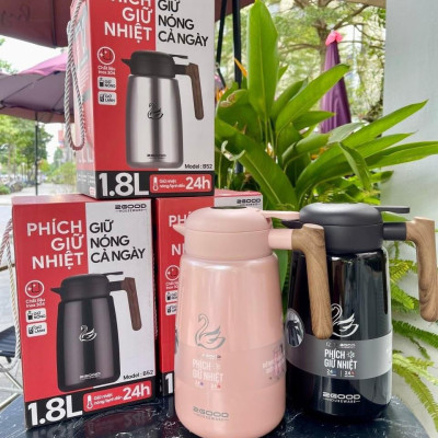 Phích - Bình thuỷ giữ nhiệt nóng lạnh 2Good B52 - Dung tích 1.8 lít - Đổi mới 5 năm