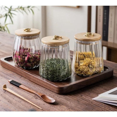 Lọ đựng chè thuỷ tinh 750ml