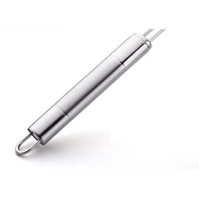 Vợt chiên ráo dầu inox , Vợt vớt thức ăn inox có cán treo tiện lợi - GROFA