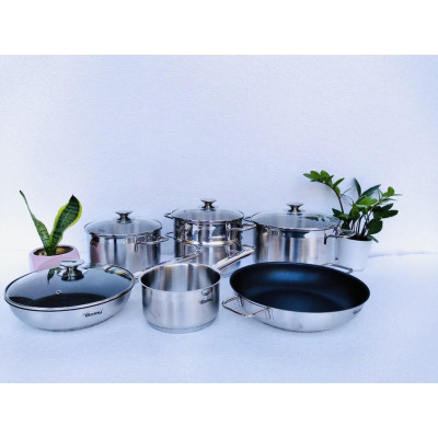 Bộ nồi chảo inox Balay 7 món
