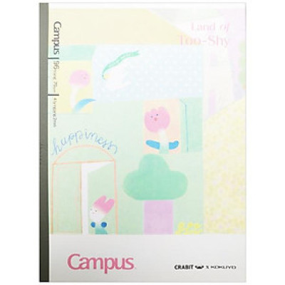 Tập A5 Land Of Too-Shy - 4 Ly Kẻ Ngang - 96 Trang 70gsm - Campus NB-A5LY96LTS-01
