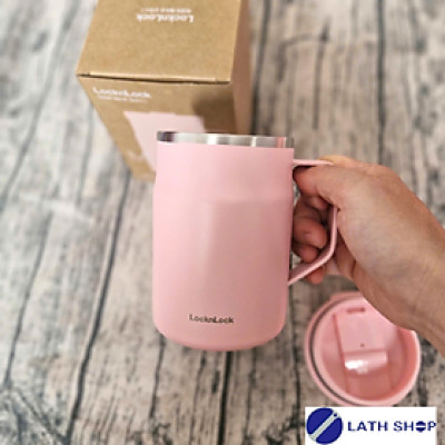[LOCK&LOCK] Ca Giữ Nhiệt Metro Mug Có Tay Cầm, Nắp Vặn HC4263 475ml (16 oz) - Hàng Chính Hãng