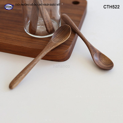 Thìa/Muỗng gỗ Óc Chó nhập khẩu Mỹ cao cấp (Đủ kích cỡ và kiểu dáng) Dùng múc gia vị, ăn cơm, decor trang trí, chụp ảnh
