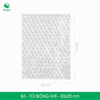 B3 - 30x20 cm - 100 Túi bóng khí chống sốc đóng hàng - Túi gói hàng, bọc chống sốc, xốp chống sốc