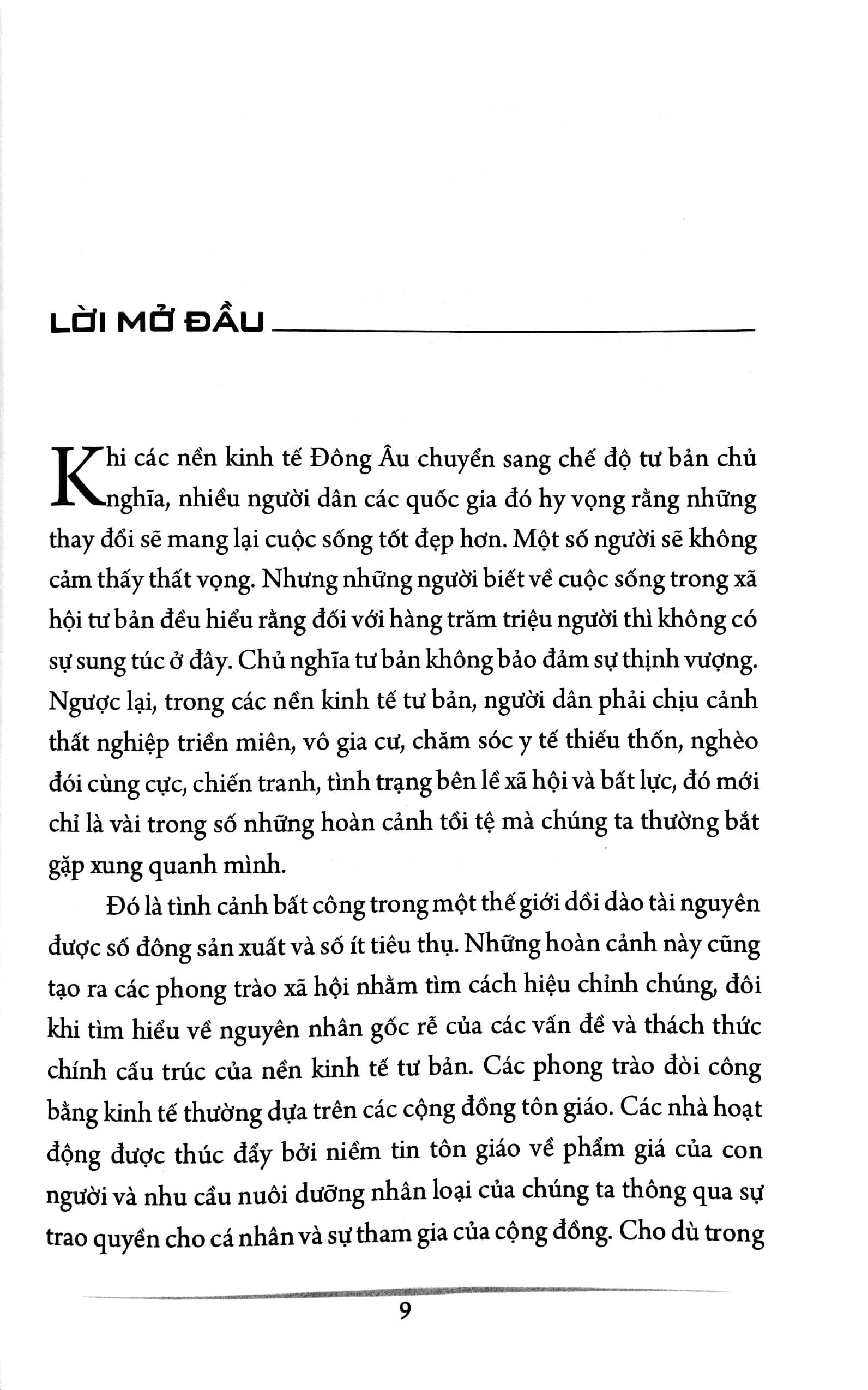 Tôn Giáo Và Công Bằng Kinh Tế