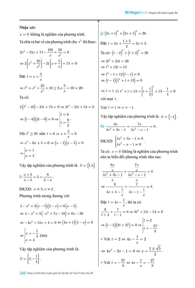 Củng Cố Kiến Thức Luyện Giải Bài Tập Đại Số Toán 9 (Theo Chủ Đề)