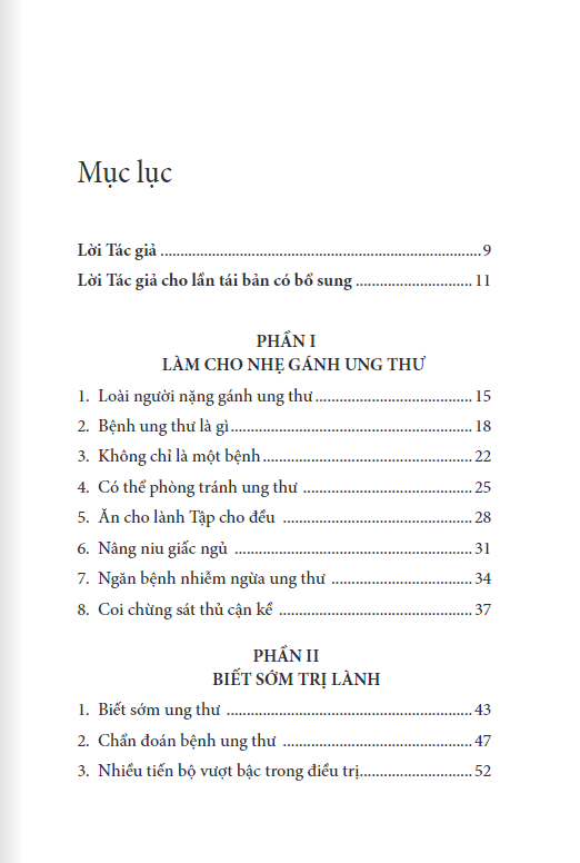 Cẩm Nang Phòng Trị Ung Thư - Tái Bản (TH)