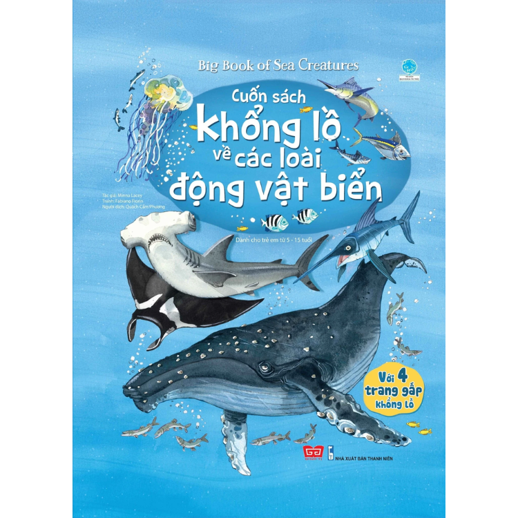 Combo Kiến Thức - Bách Khoa Hấp Dẫn: Sách Tương Tác - Cuốn Sách Khổng Lồ Về Các Loài Động Vật Biển + 100 Bí Ẩn Đáng Kinh Ngạc Về Khoa Học (USBORNE - 100 Things To Know About Science)