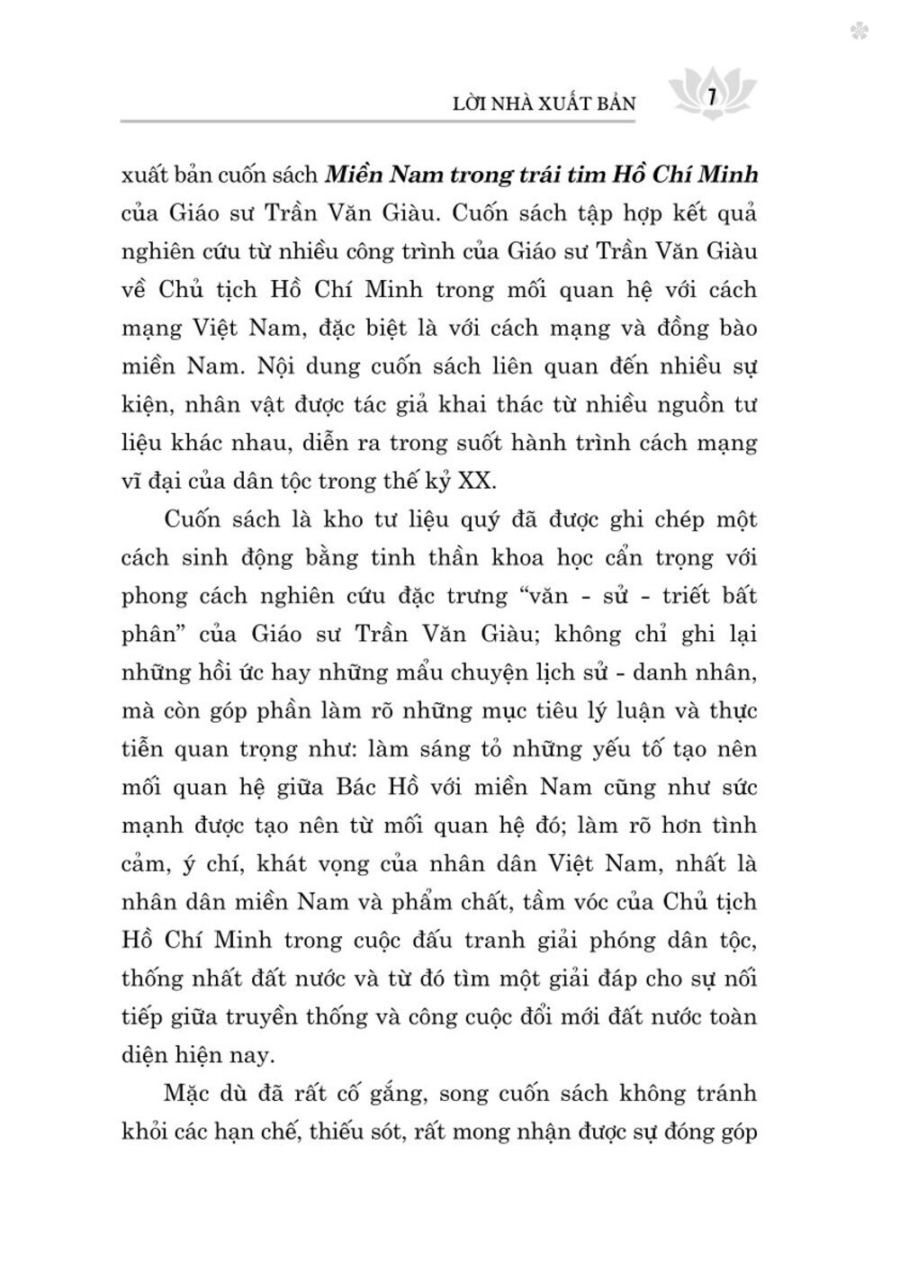 Miền Nam trong trái tim Hồ Chí Minh - bản in 2025