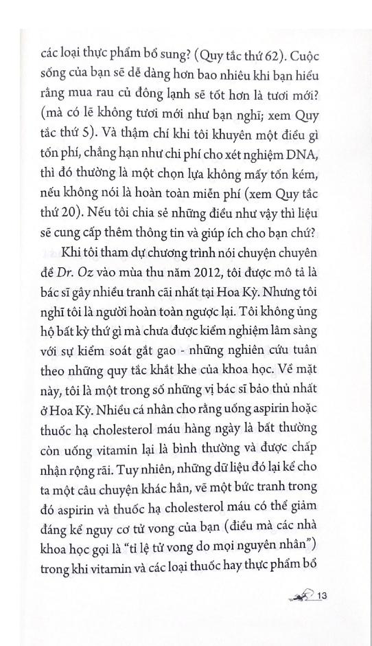 Những Hướng Dẫn Đơn Giản Đề Sống Thọ (Tái Bản 2020)