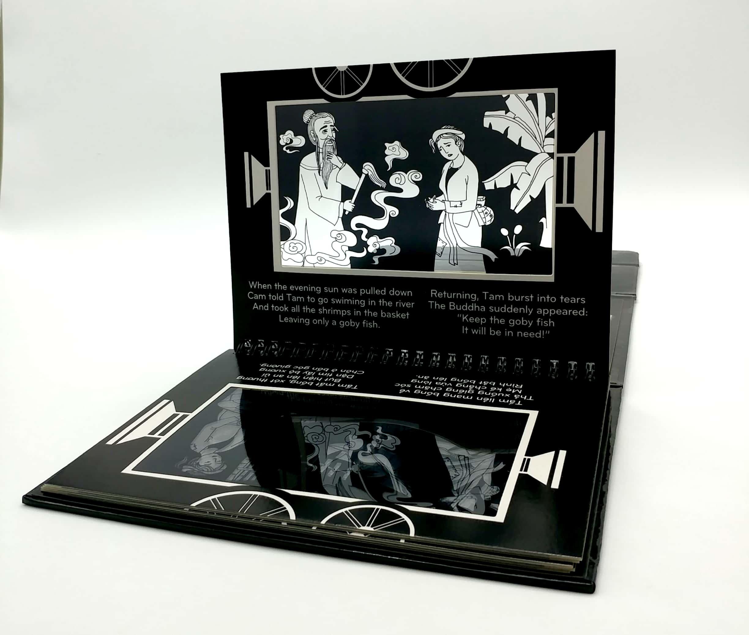 Sách Tương Tác - Sách Chiếu Bóng - Cinema Book - Rạp Chiếu Phim Trong Sách - Tấm Cám