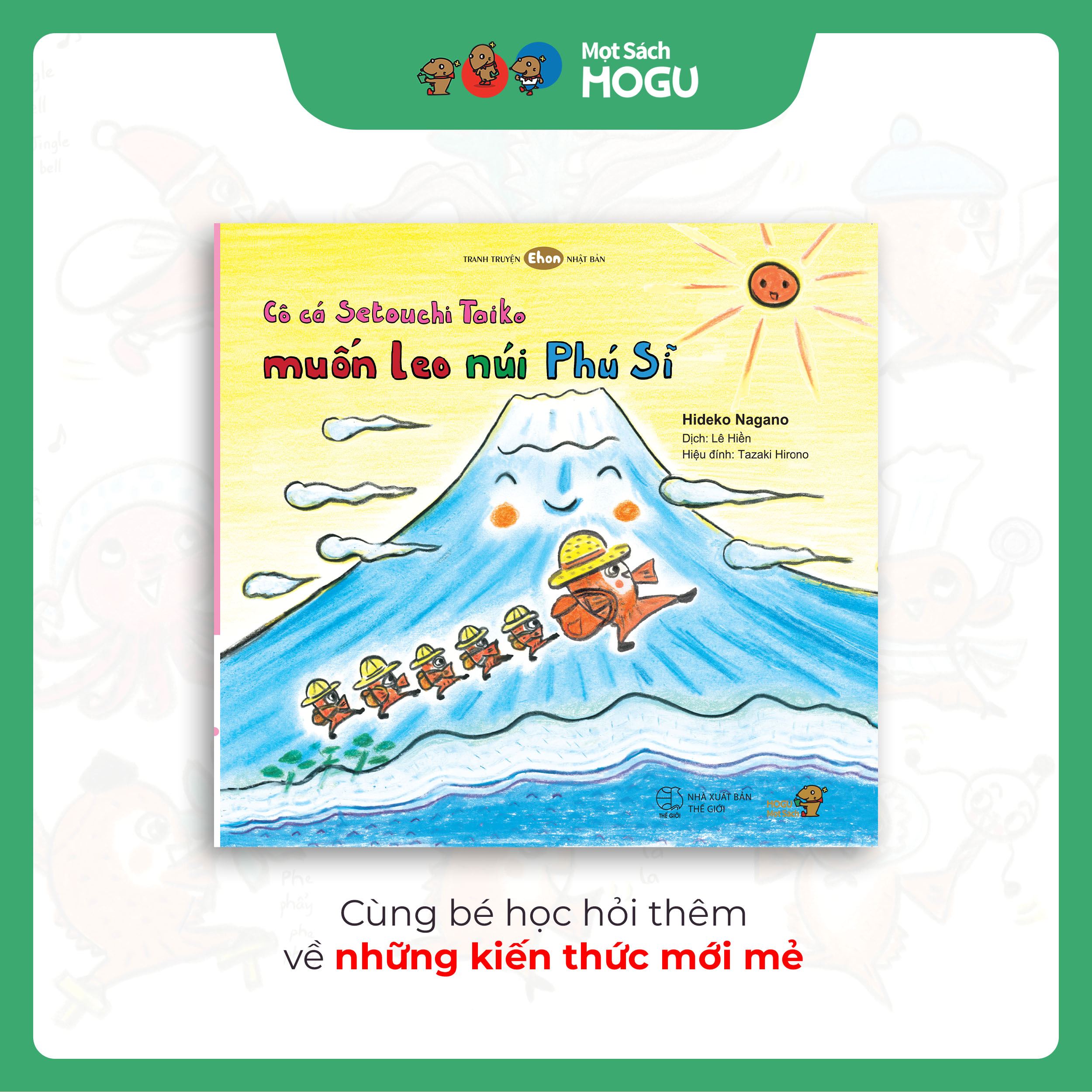 Truyện Ehon bé 3-4-5 tuổi - Bộ 4 cuốn Cô cá Taiko nhí nhảnh