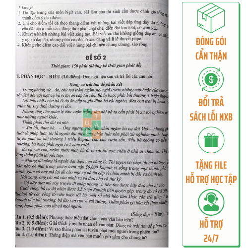 Sách - Tuyển tập đề kiểm tra môn Ngữ Văn 8 (Bồi dưỡng học sinh giỏi)