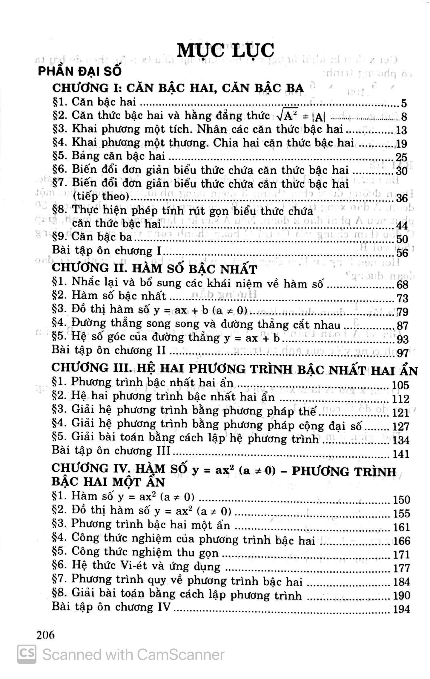 Luyện Thi Toán Đại Số Lớp 9