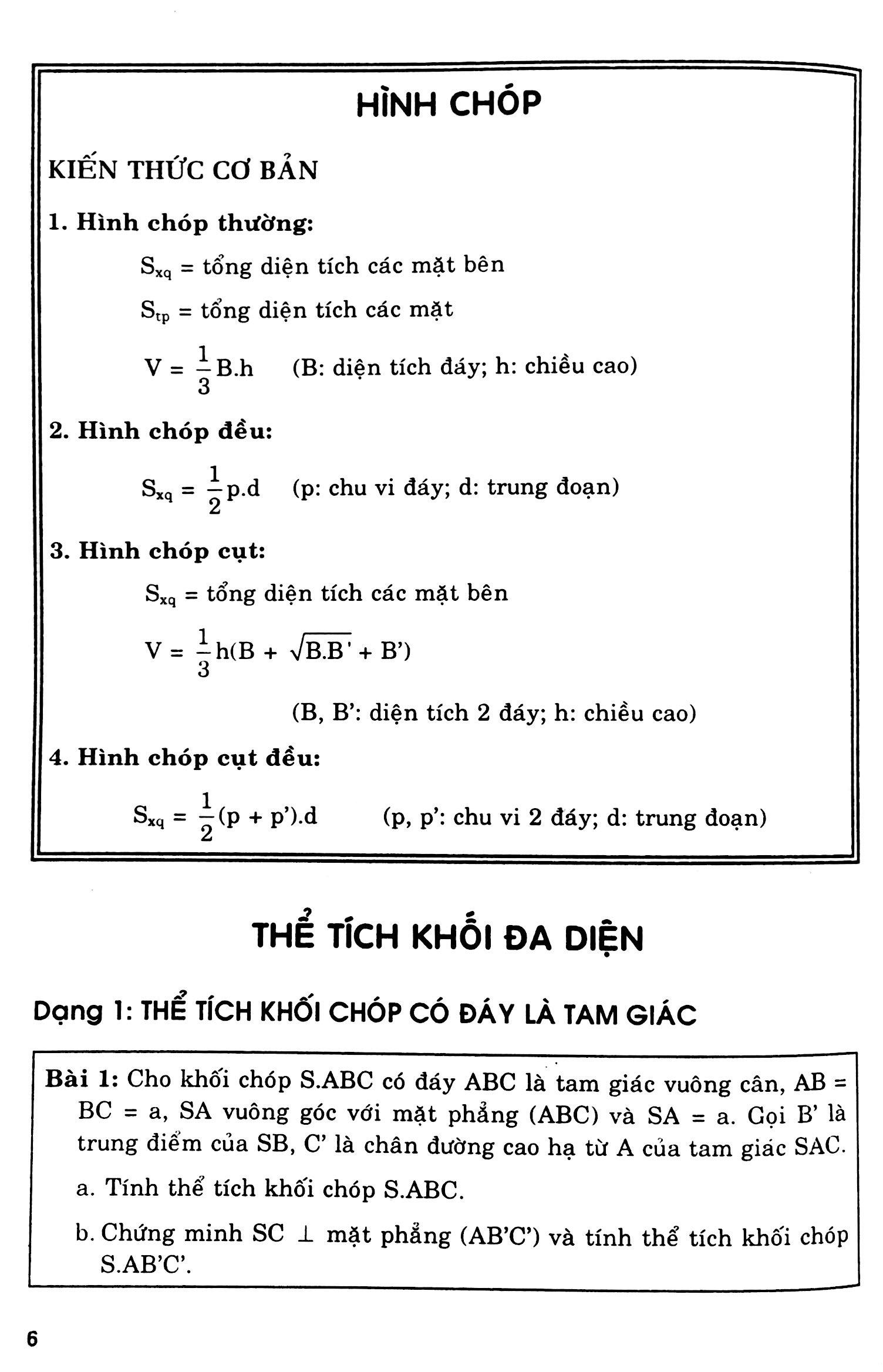 Phân Loại Và Phương Pháp Giải Các Dạng Bài Tập Hình Học 12