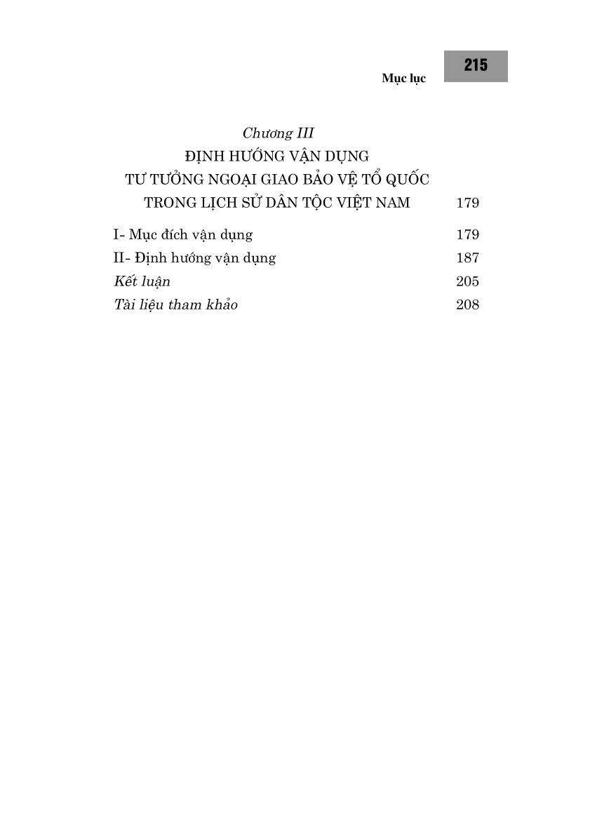 Tư tưởng ngoại giao bảo vệ Tổ quốc trong lịch sử dân tộc Việt Nam (từ thuở lập nước đến năm 1930) (Sách chuyên khảo)