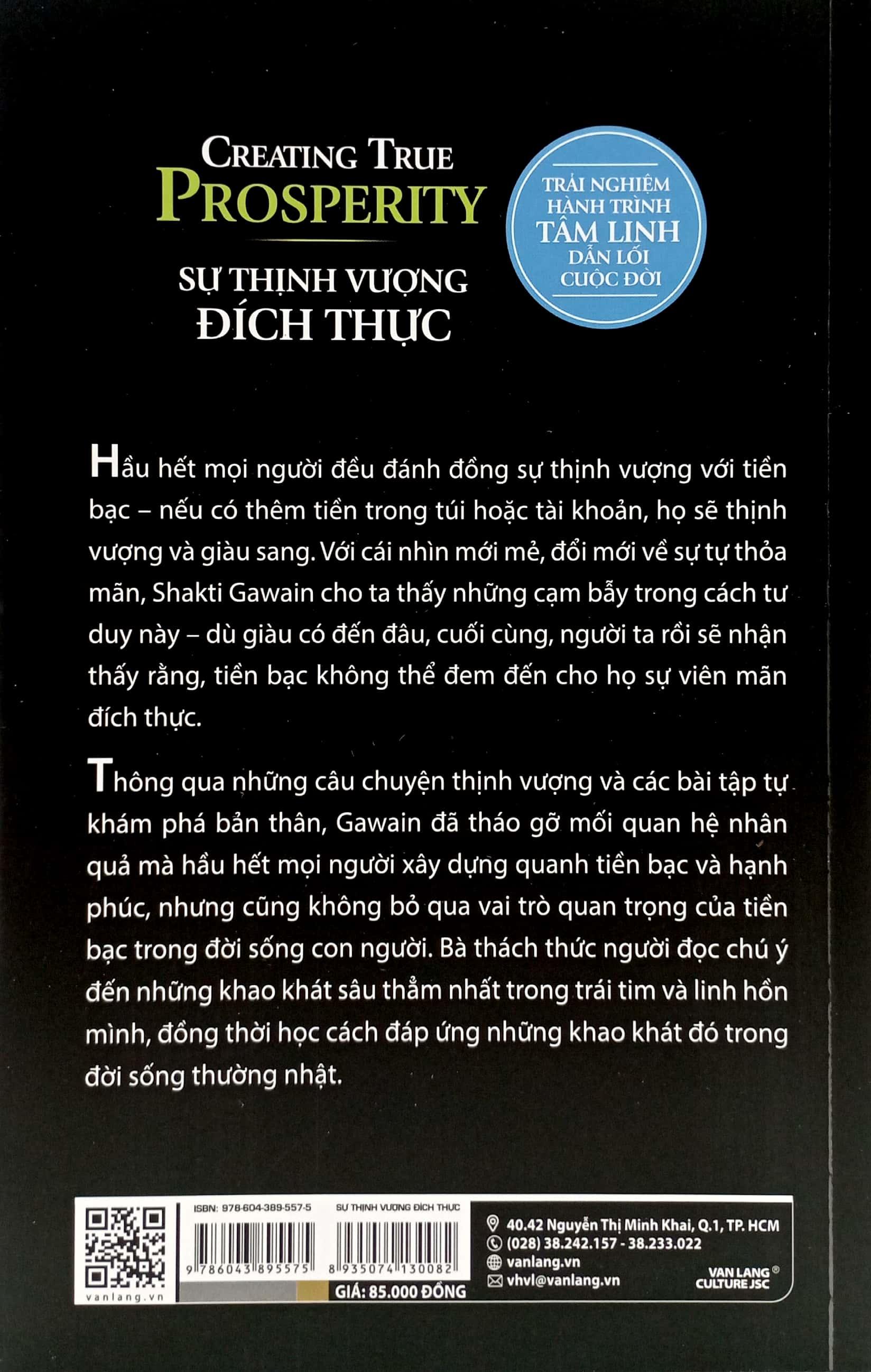 Tủ Sách Tâm Linh Thế Kỷ - Sự Thịnh Vượng Đích Thực