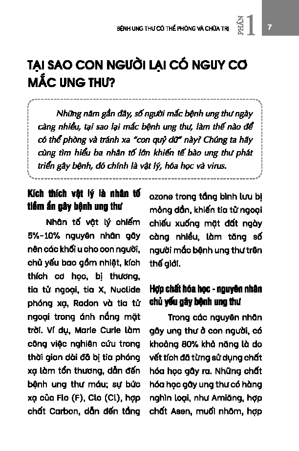 Phòng Chống Ung Thư Thật Là Đơn Giản