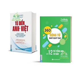Sách - Combo Từ Điển Anh Anh Việt Và 360 Động Từ Bất Quy Tắc Và 12 Thì Cơ Bản Trong Tiếng Anh