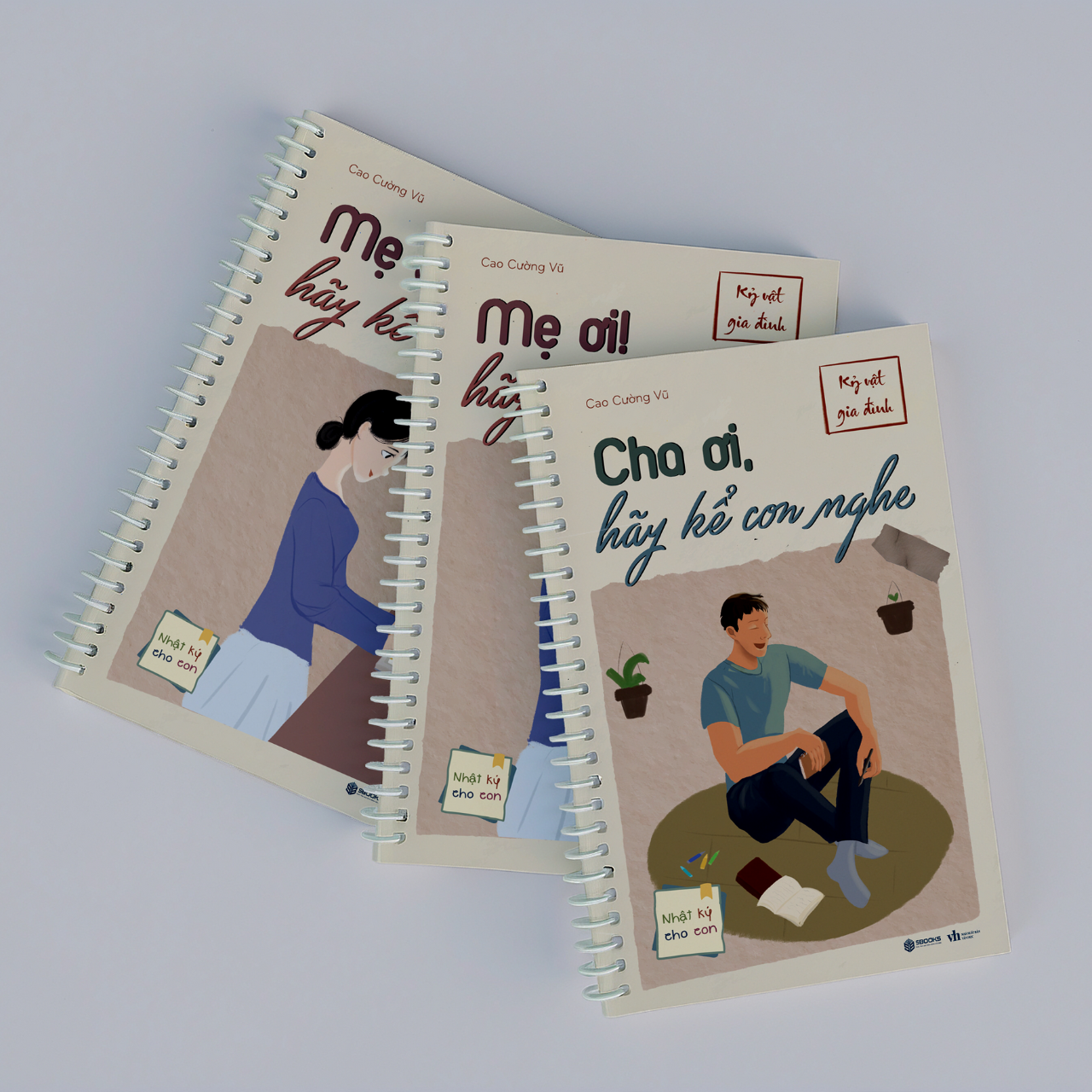 Sách Combo 2 Cuốn: Mẹ Ơi Hãy Kể Con Nghe + Cha Ơi Hãy Kể Con Nghe (Cao Cường Vũ) - SBOOKS