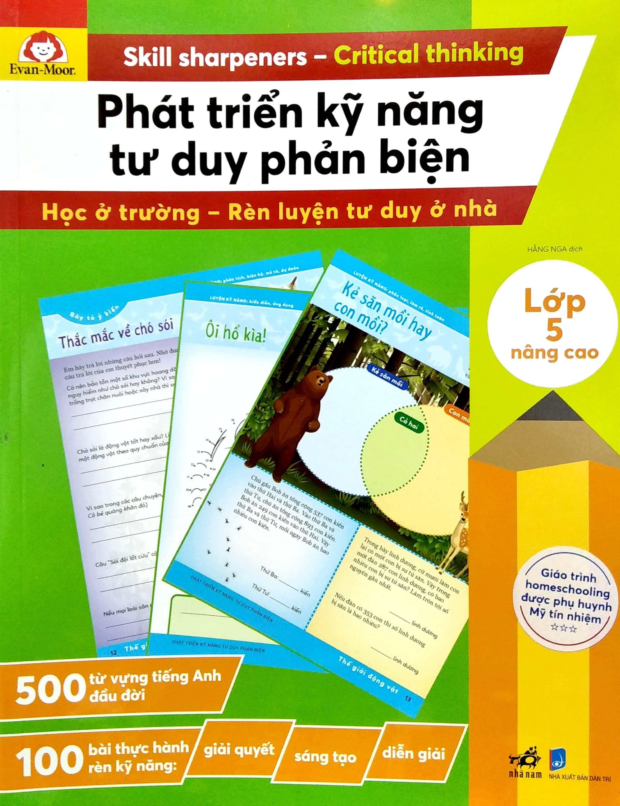 Phát Triển Kỹ Năng Tư Duy Phản Biện – Lớp 5 Nâng Cao