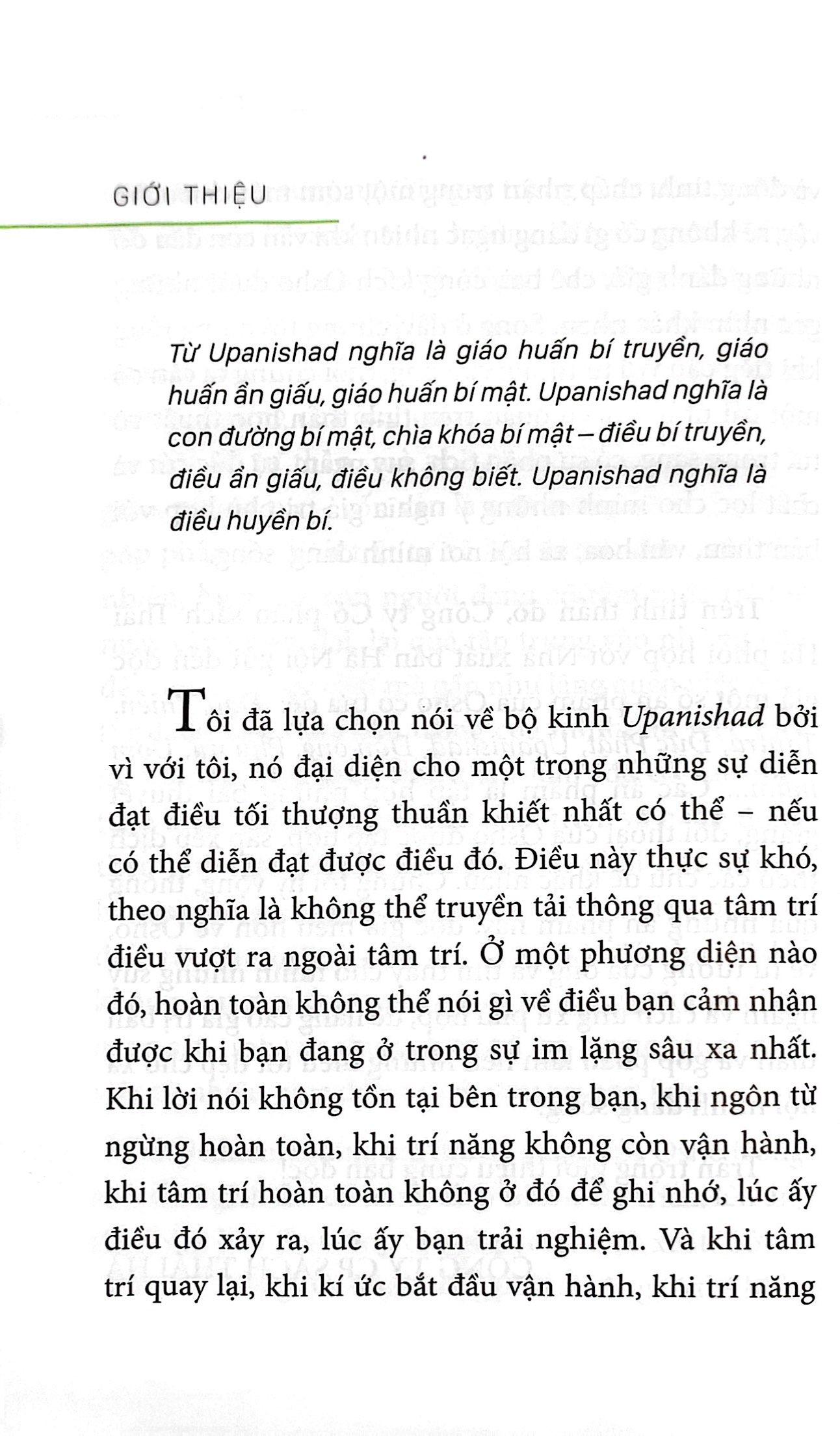 Osho - Upanishad - Cốt Tủy Của Giáo Huấn (Tái Bản 2022)