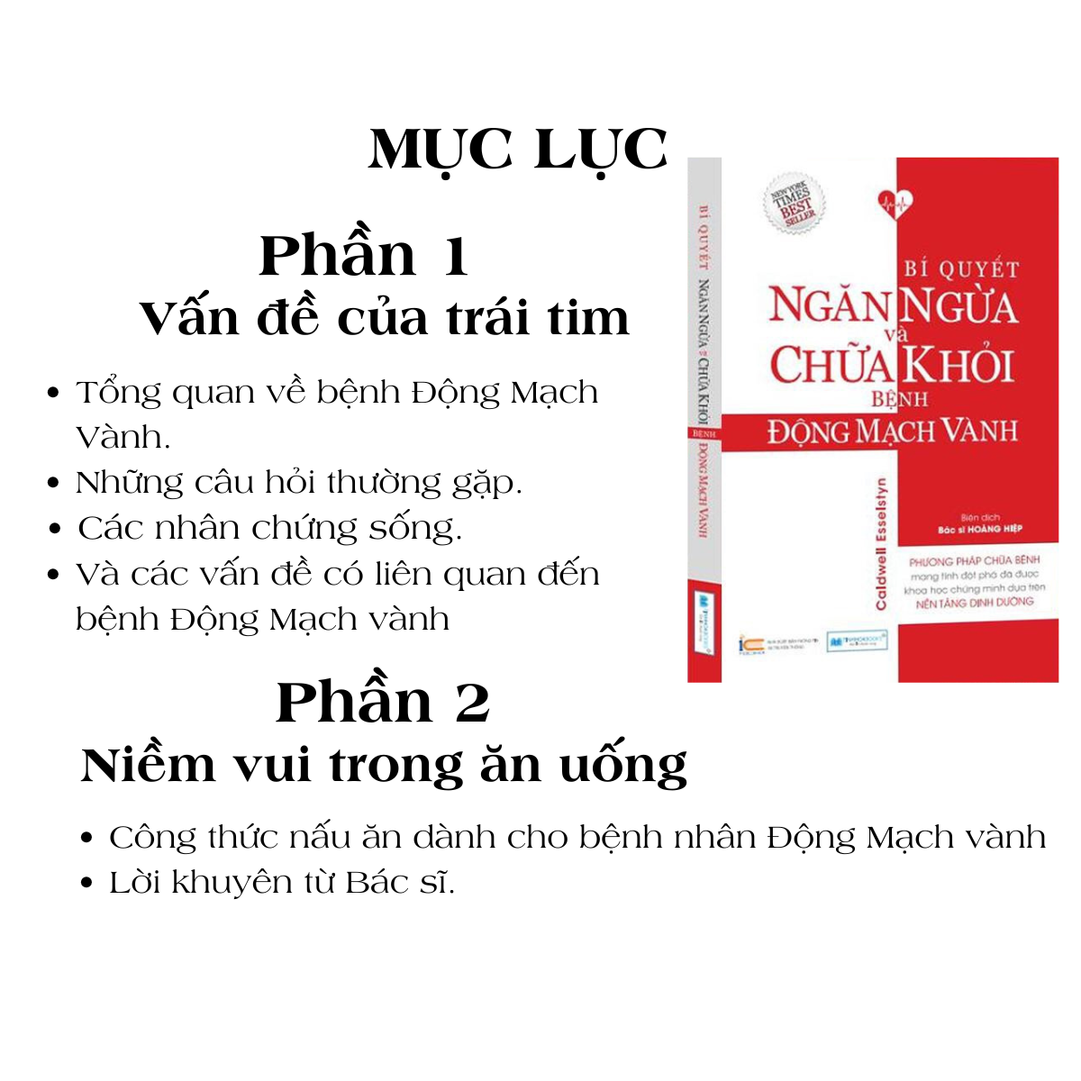 Sách dinh dưỡng hiện đại: Động mạch vành