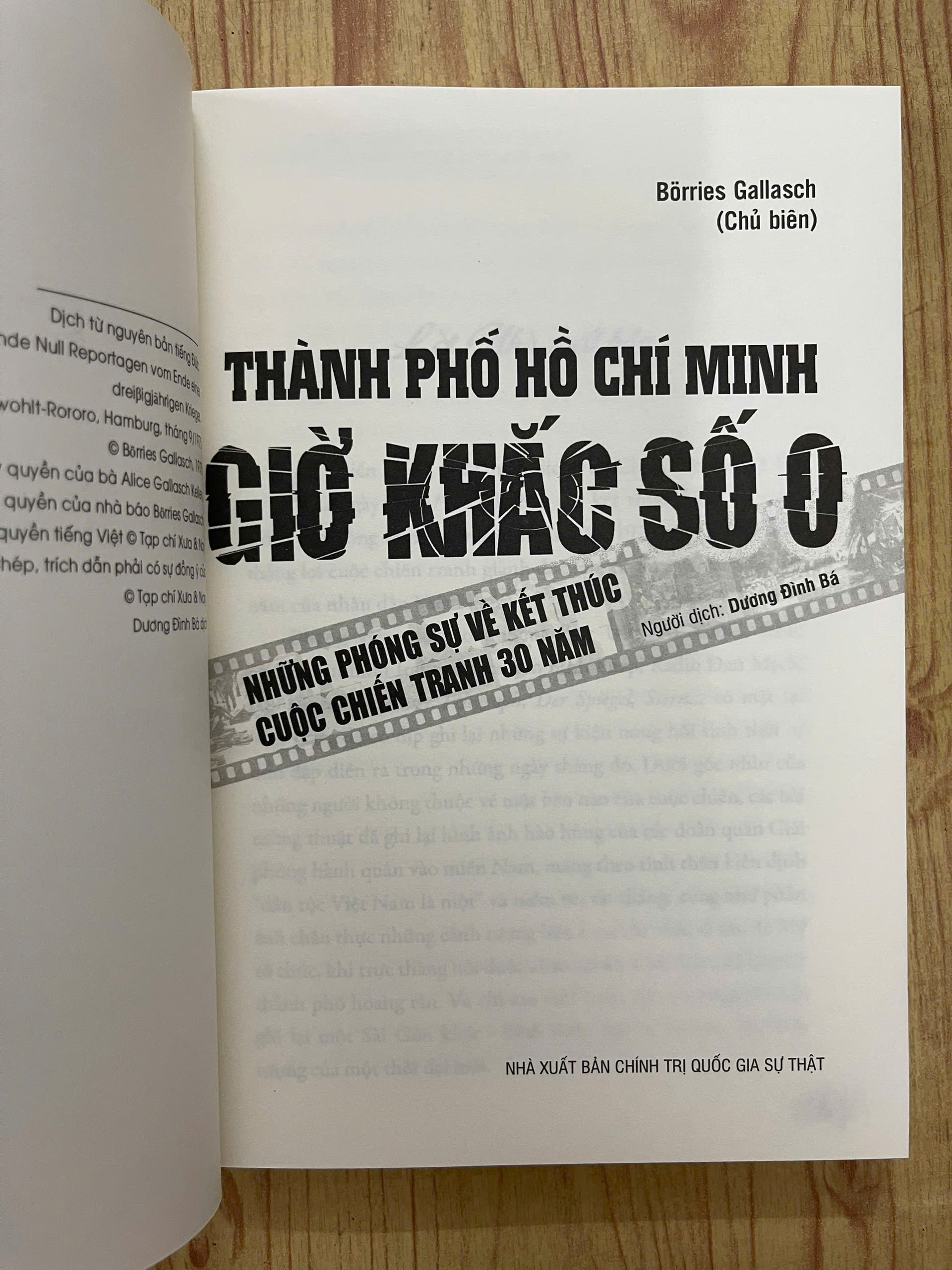 Thành phố Hồ Chí Minh – Giờ Khắc Số 0 – Những phóng sự về kết thúc cuộc chiến tranh 30 năm