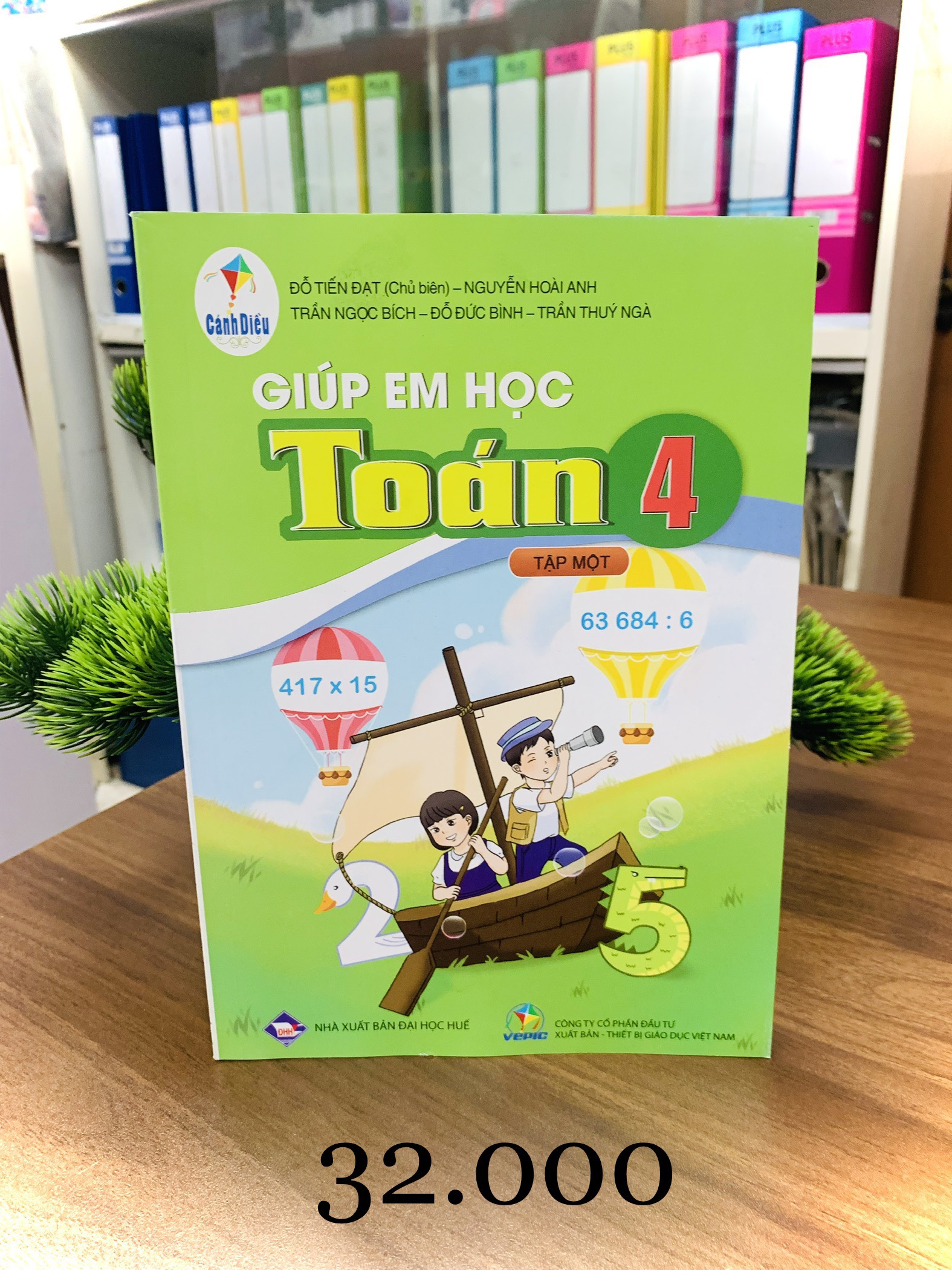 Sách - Combo Giúp em học toán 4 - tập 1 + 2 ( cánh diều )