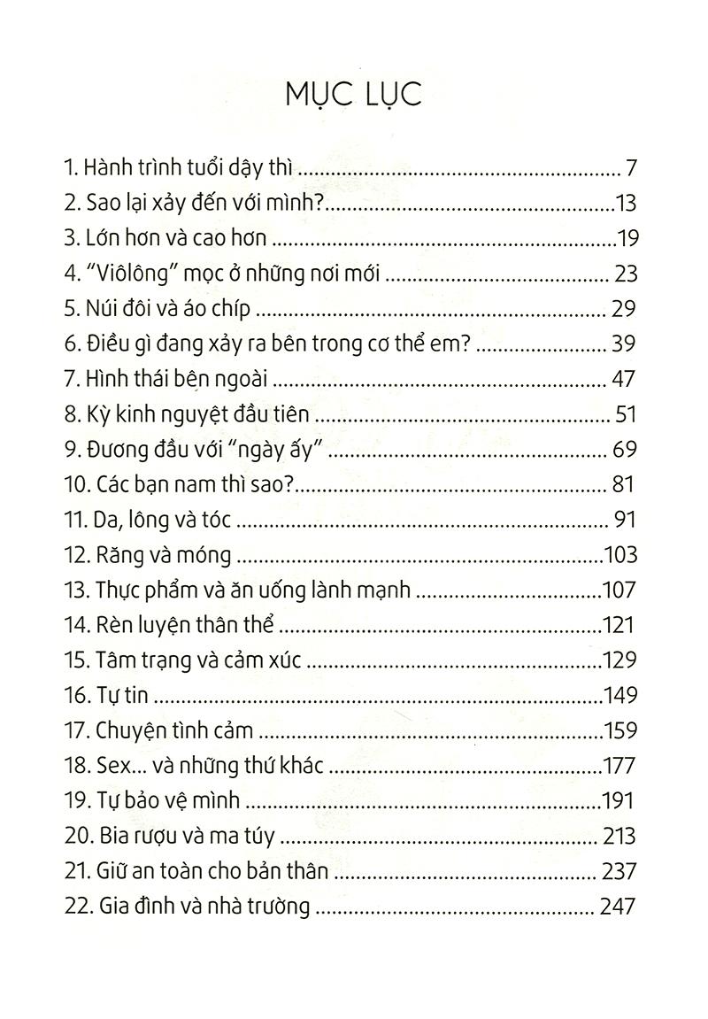 Sách Tuổi Dậy Thì - Từ "Cô Bé" Đến "Cô Nàng"
