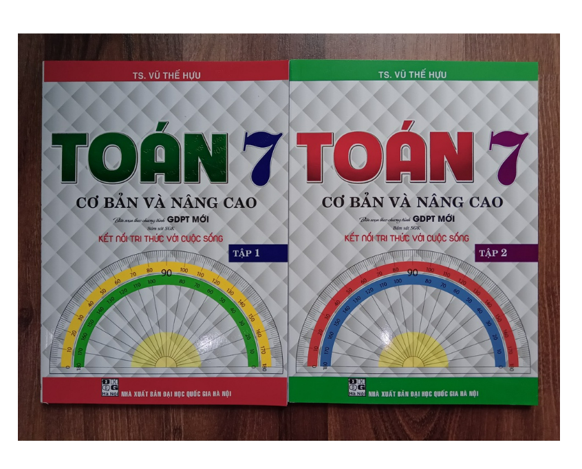 Sách - Combo Toán Cơ Bản Và Nâng Cao Lớp 7 - Tập 1 + Tập 2 (Kết Nối Tri Thức)