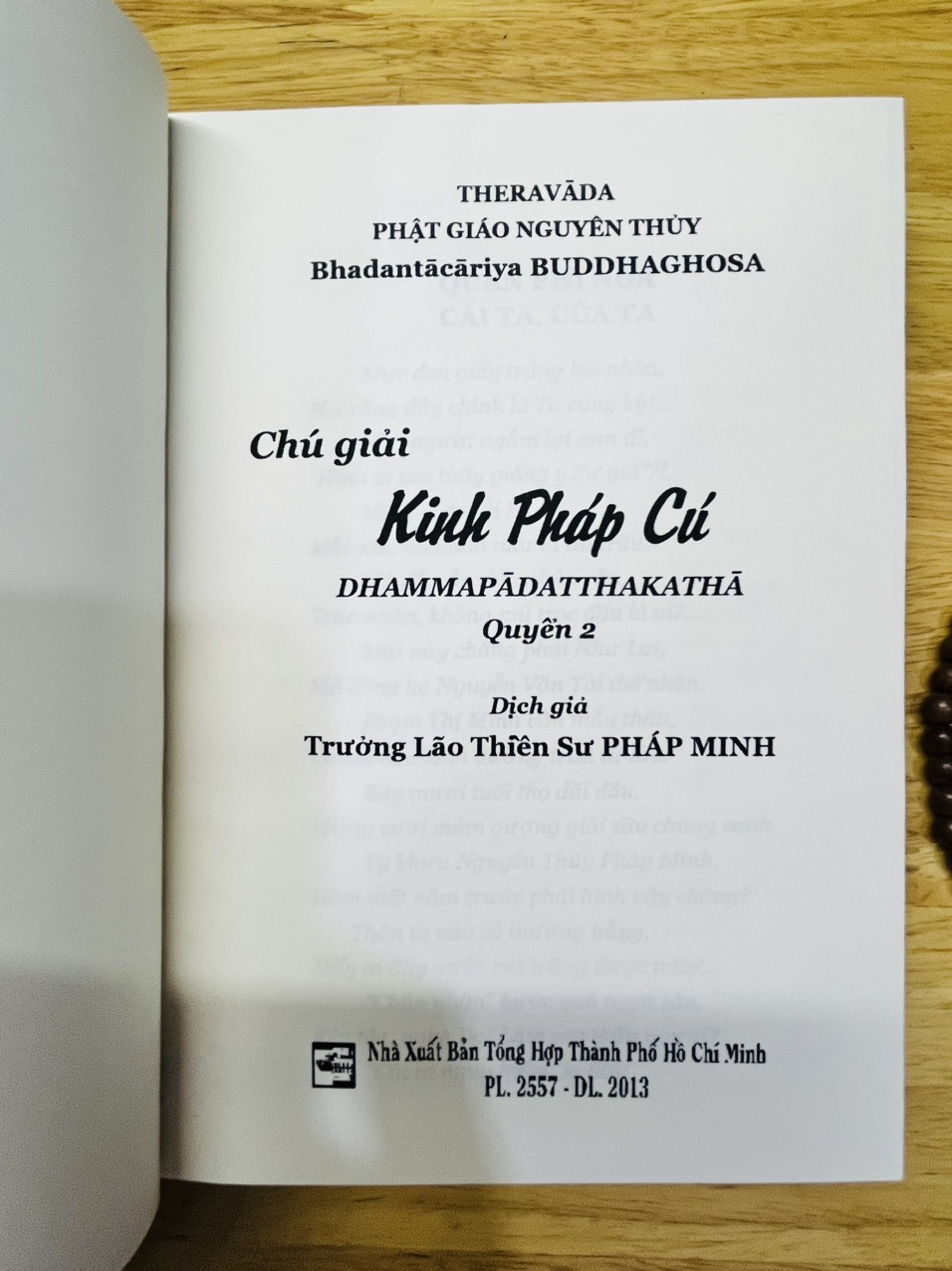 Bộ 2 quyển sách Chú Giải Kinh Pháp Cú ( Quyển 1 -2)