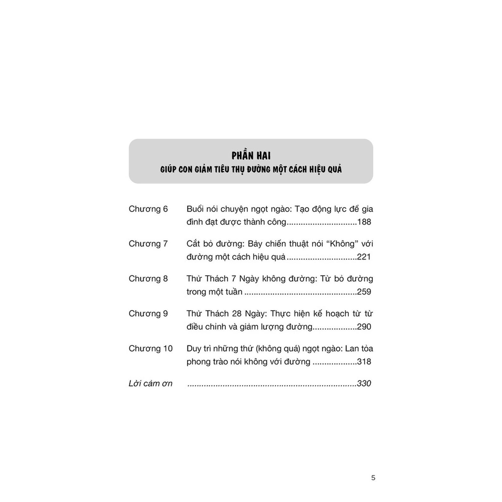 Giúp Con Nói Không Với Đường - Bản Quyền