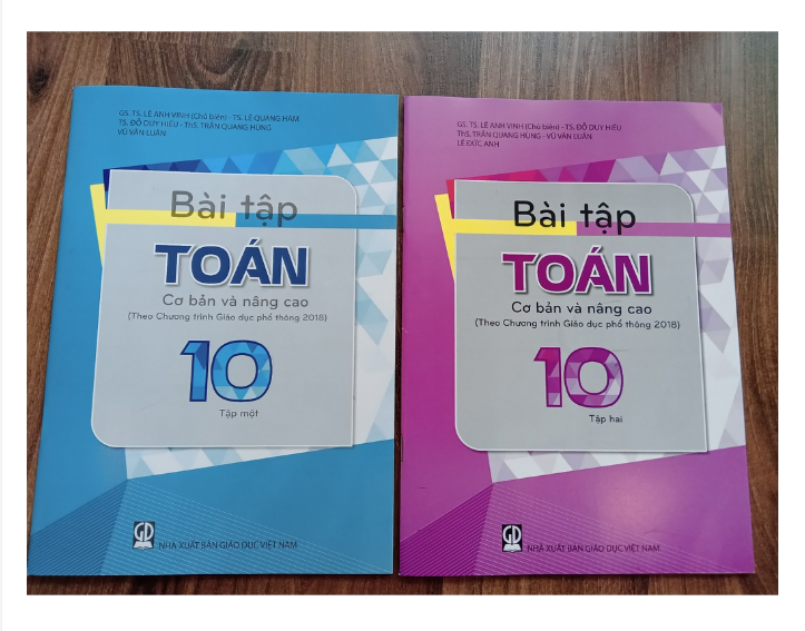 Sách - Combo Bài tập toán 10 - tập 1 + 2 cơ bản và nâng cao (Theo Chương trình Giáo dục phổ thông 2018)