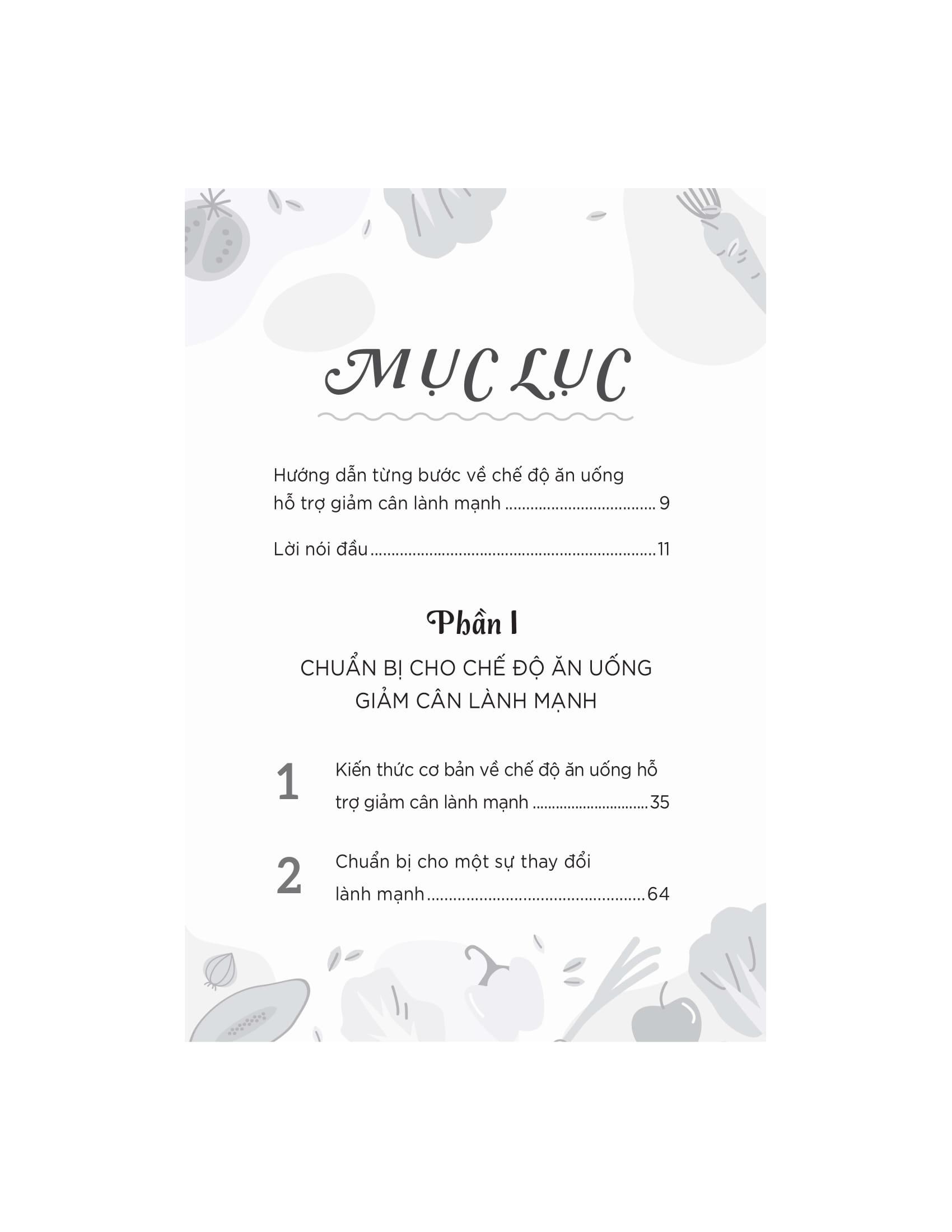 Thực Đơn Giảm Cân Theo Tuần