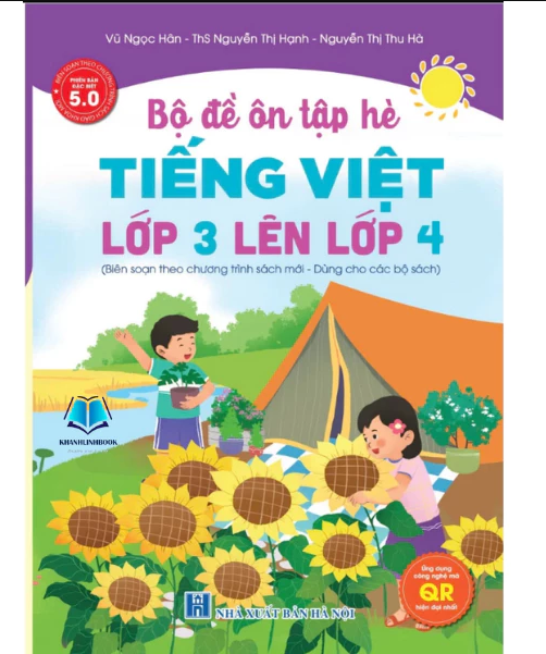 Sách - Bộ Đề Ôn Tập Hè Tiếng Việt và Bộ Đề Ôn Tập Hè Vui Học Toán Hè (lớp 1.2.3.4.5) tùy chọn