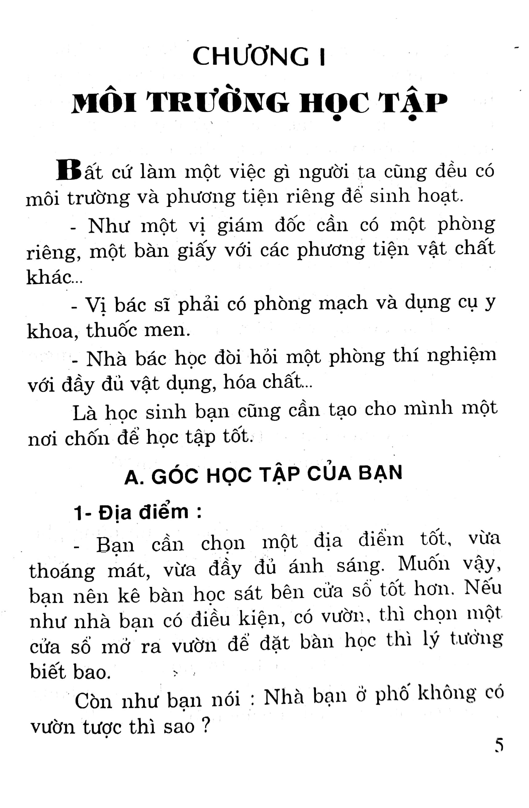Bí Quyết Học Bài Mau Thuộc