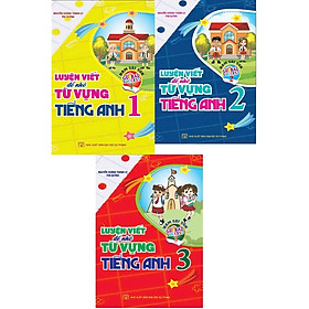 Sách - Combo luyện viết để nhớ từ vựng tiếng anh 1 + 2 + 3 (bám sát sgk global success) - HA