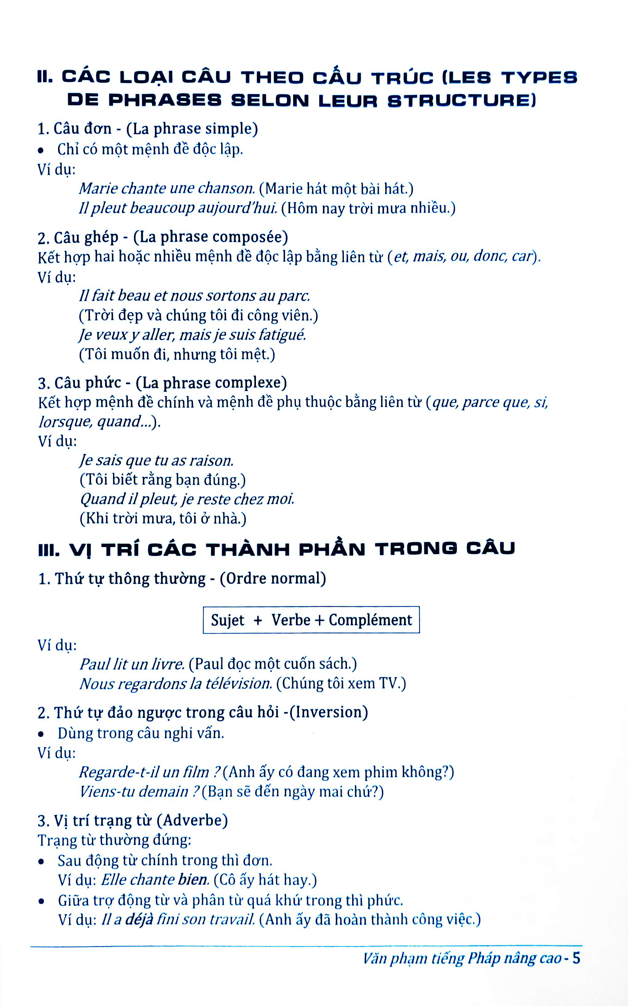 Văn Phạm Tiếng Pháp Căn Bản Nâng cao (HA)