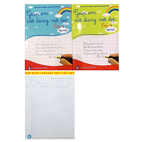 Sách - Combo Giúp em viết đúng viết đẹp lớp 4 tập 1 + 2 (chân trời sáng tạo) (KP)