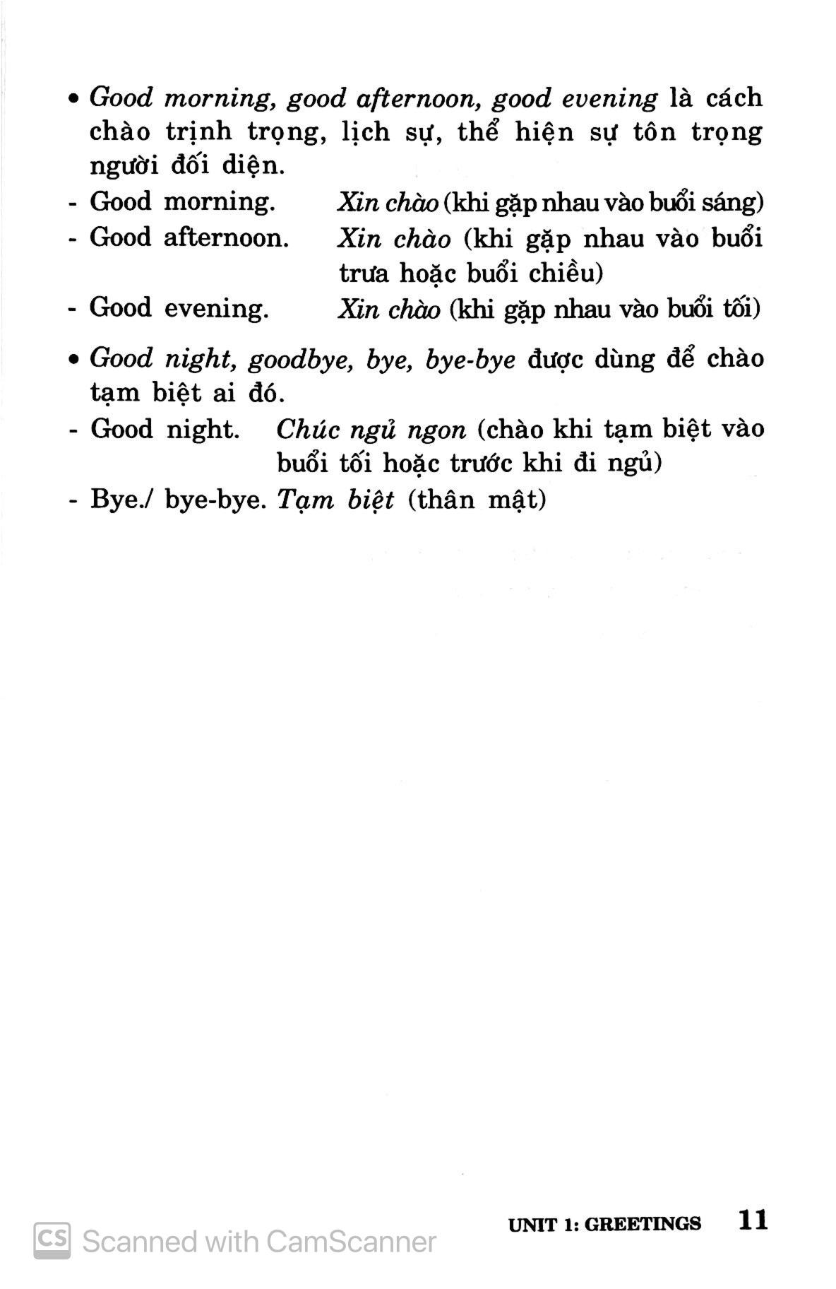 Sổ Tay Tiếng Anh Lớp 6