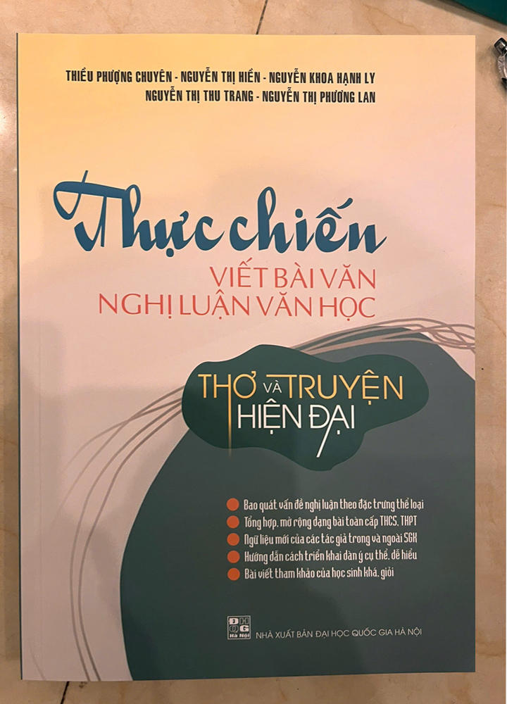 Sách - Thực chiến viết bài văn nghị luận văn học (Thơ và Truyện hiện đại)