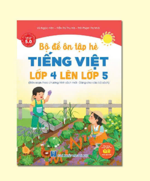 Sách - Bộ Đề Ôn Tập Hè Tiếng Việt và Bộ Đề Ôn Tập Hè Vui Học Toán Hè (lớp 1.2.3.4.5) tùy chọn