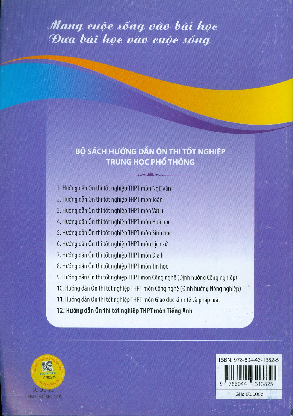 Hướng Dẫn Ôn Thi Tốt Nghiệp Trung Học Phổ Thông Môn TIẾNG ANH (Năm 2024) - Lại Thị Phương Thảo chủ biên, Phùng Thị Kim Dung, Vũ Diệu Linh, Nguyễn Thu Hiền, Trần Thanh Hương