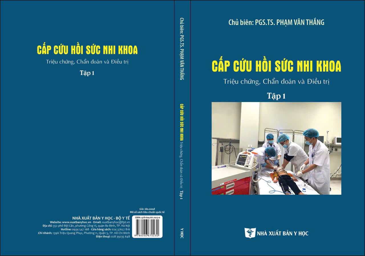 Sách - Cấp cứu hồi sức nhi khoa ( trọn bộ, xuất bản 2025)
