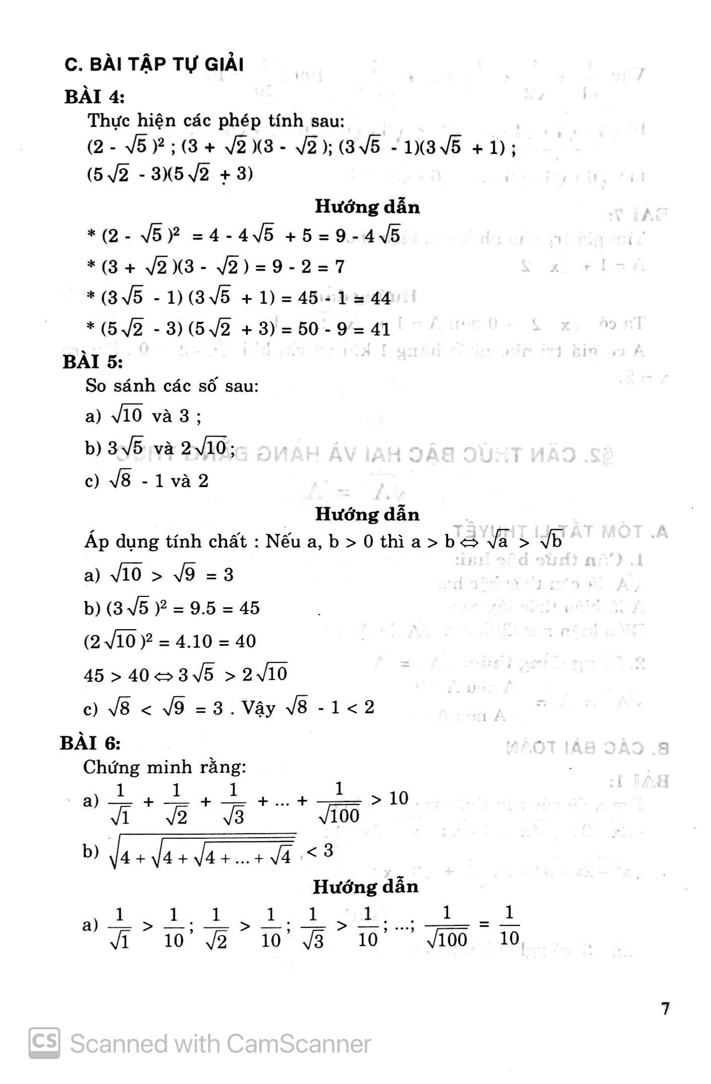 Luyện Thi Toán Đại Số Lớp 9