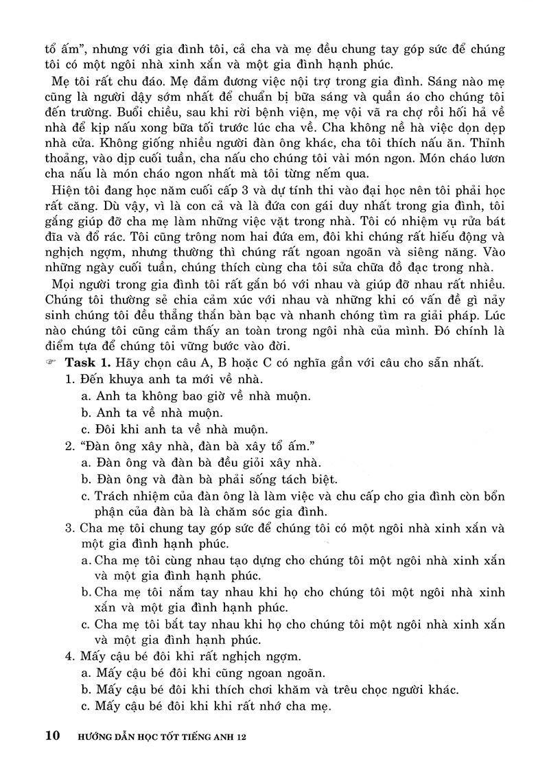 Hướng Dẫn Học Tốt Tiếng Anh 12