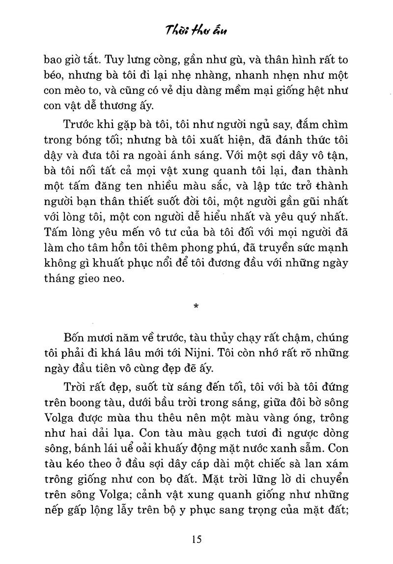 Thời Thơ Ấu (Tái Bản)
