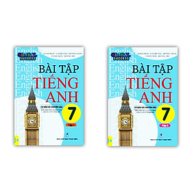 Sách - Combo Bài Tập Tiếng Anh 7 tập 1 + 2 Cơ Bản Và Chuyên Sâu (Biên soạn theo chương trình GDPT mới Global Success)